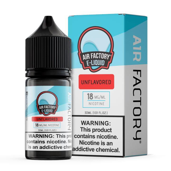 Unflavored by Air Factory Salt 30mL | Flawless Vape Shop