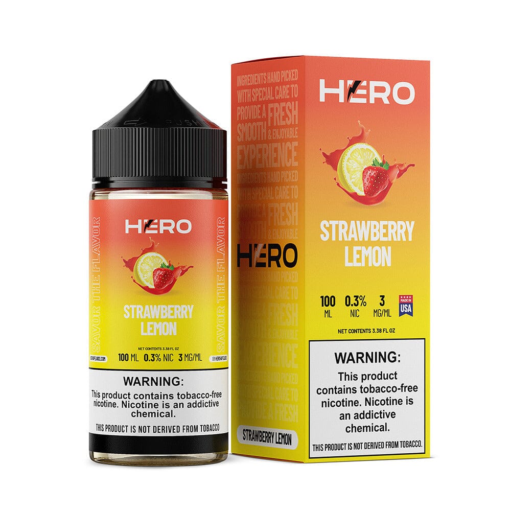 Cherry Lemon Freeze by Hero E-Liquid 100mL (Freebase)