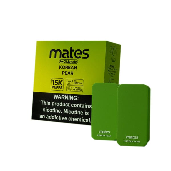 7Daze Clickmate Pre-Filled Pod 50mg korean pear with packaging