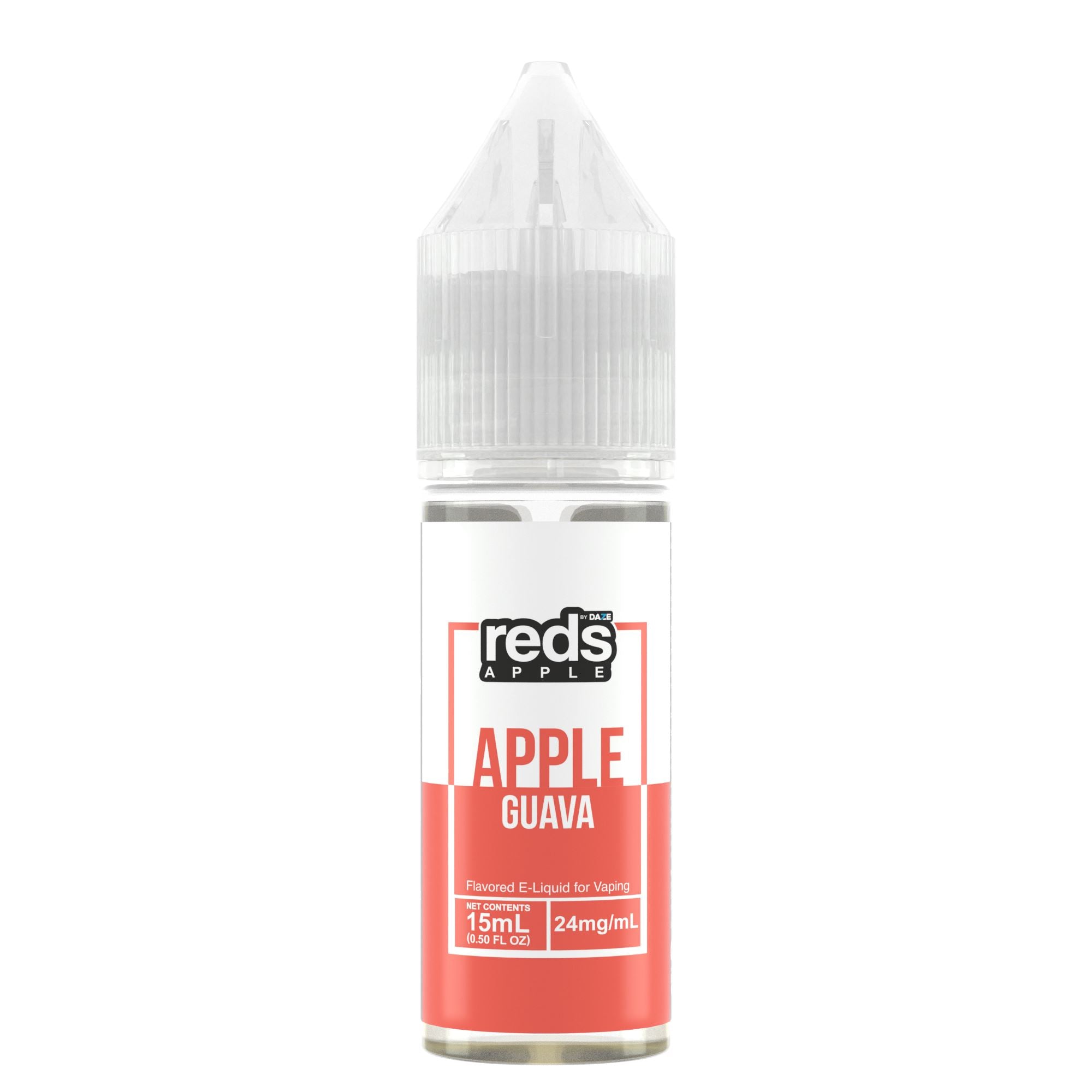 7Daze Reds Salt Series E-Liquid 15mL (Salt Nic) guava bottle