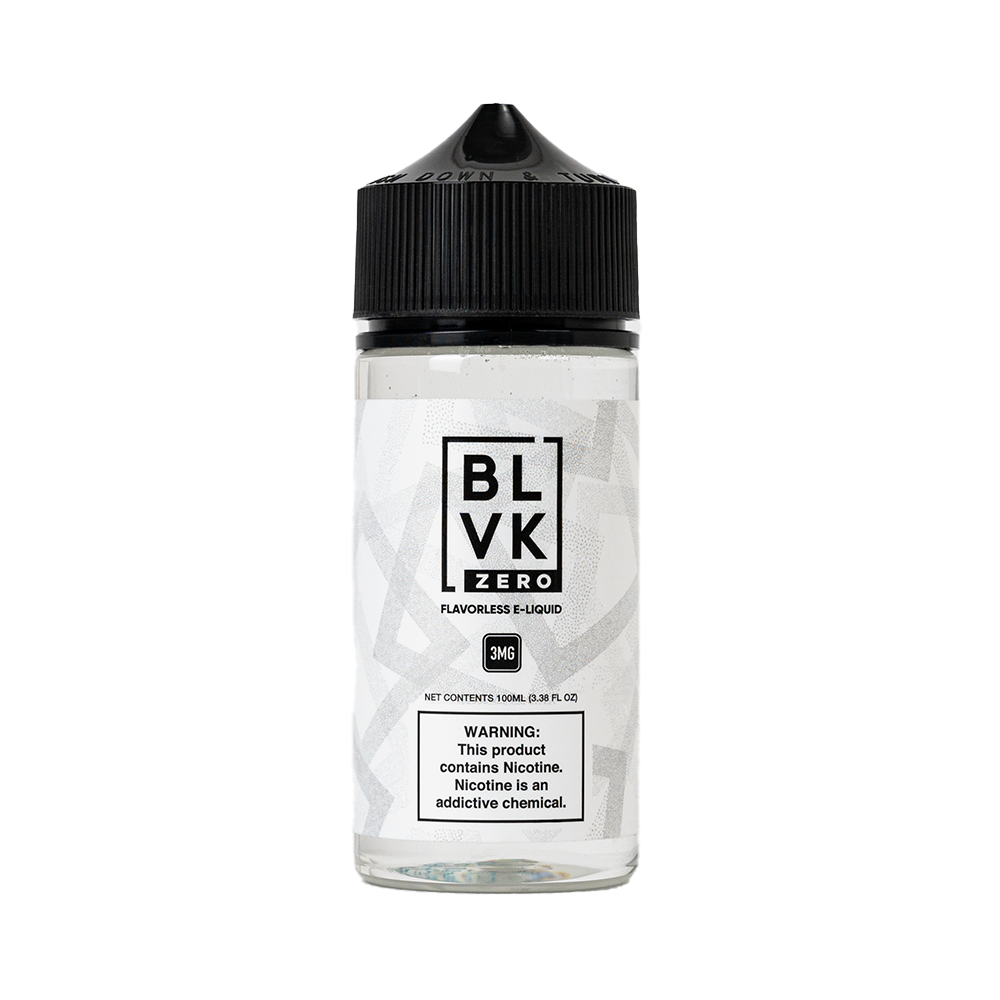 Flavorless BLVK ZERO Series 100mL 3mg Bottle