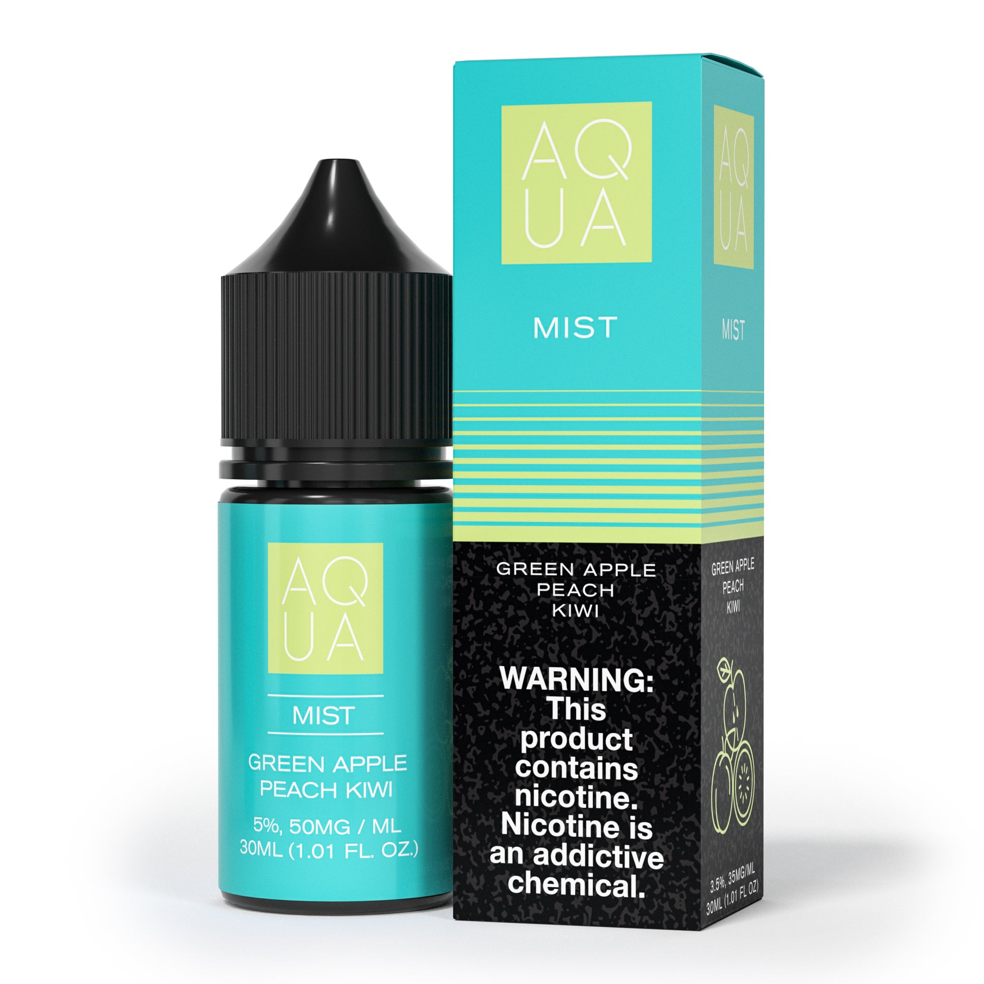 Mist Aqua Salts 30mL Bottle with packaging