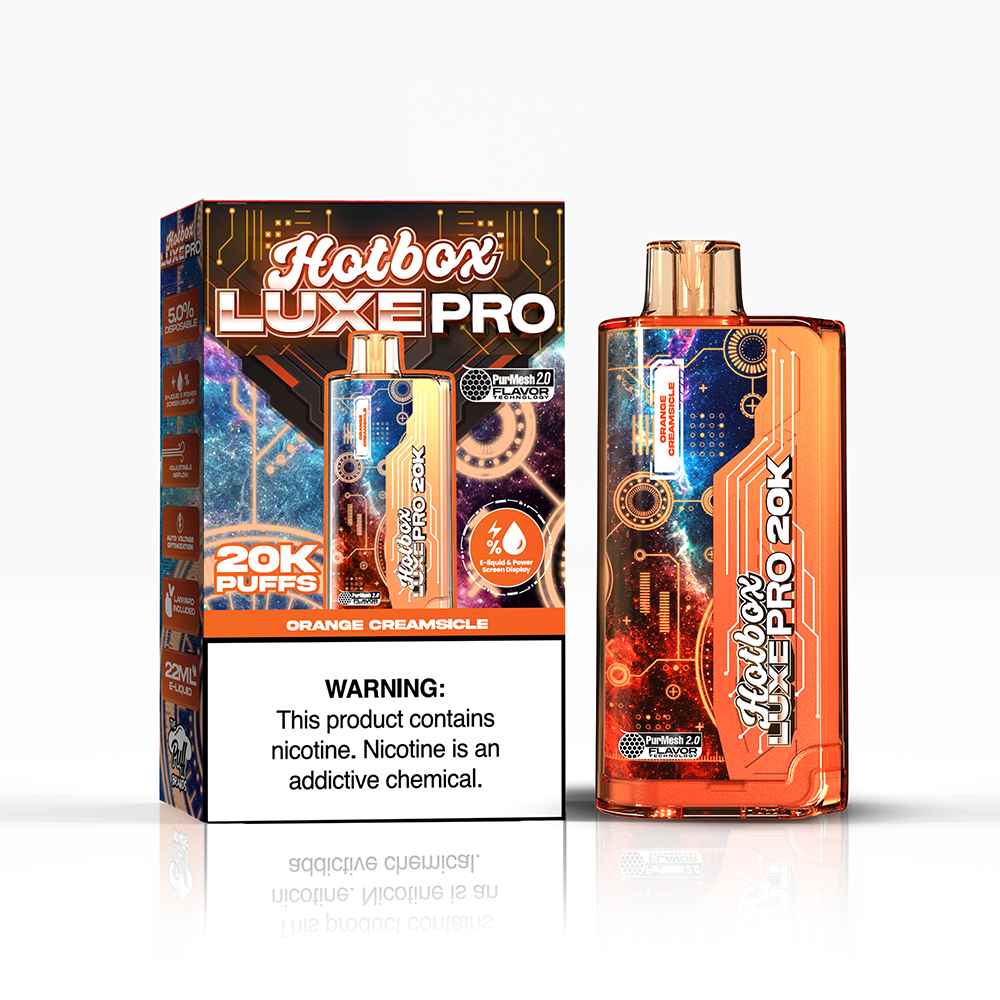 Puff Labs Hotbox Luxe Pro Disposable Orange Creamsicle