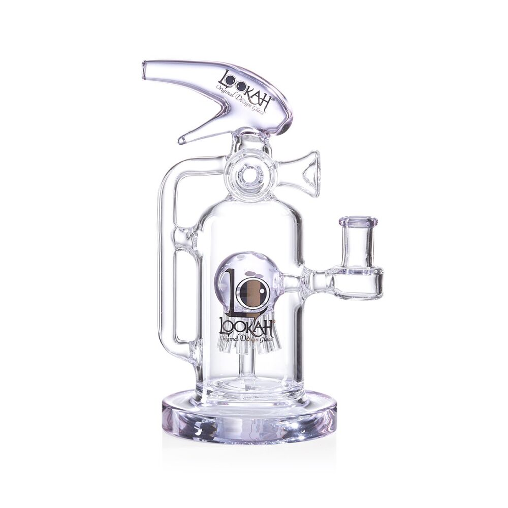 Lookah (Dab Rig) 9″ Cool Recycler Fire Extinguisher Water Pipe (WPC1004) Purple