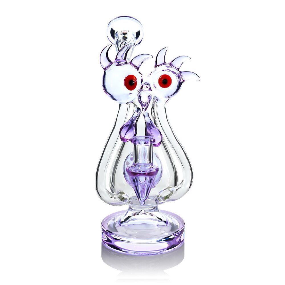 Lookah (Dab Rig) 9″ Cool Recycler Beast Water Pipe Purple