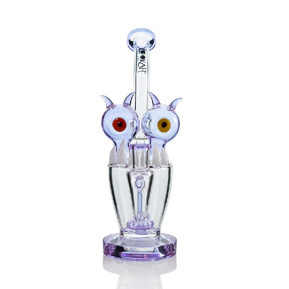 Lookah (Dab Rig) 10″ Cool Percolator Alien Eyestalk Water Pipe Purple