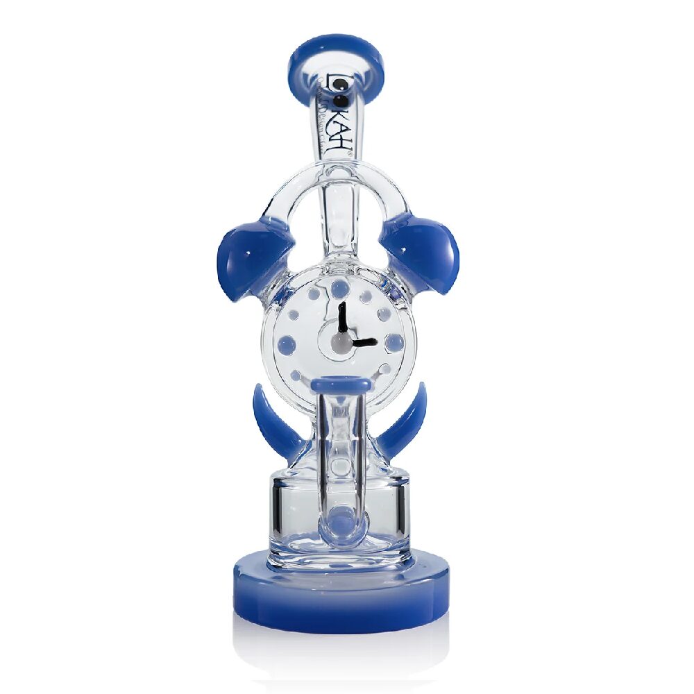 Lookah (Dab Rig) 10“ Recycler Timeless Clock Dab Rig Blue