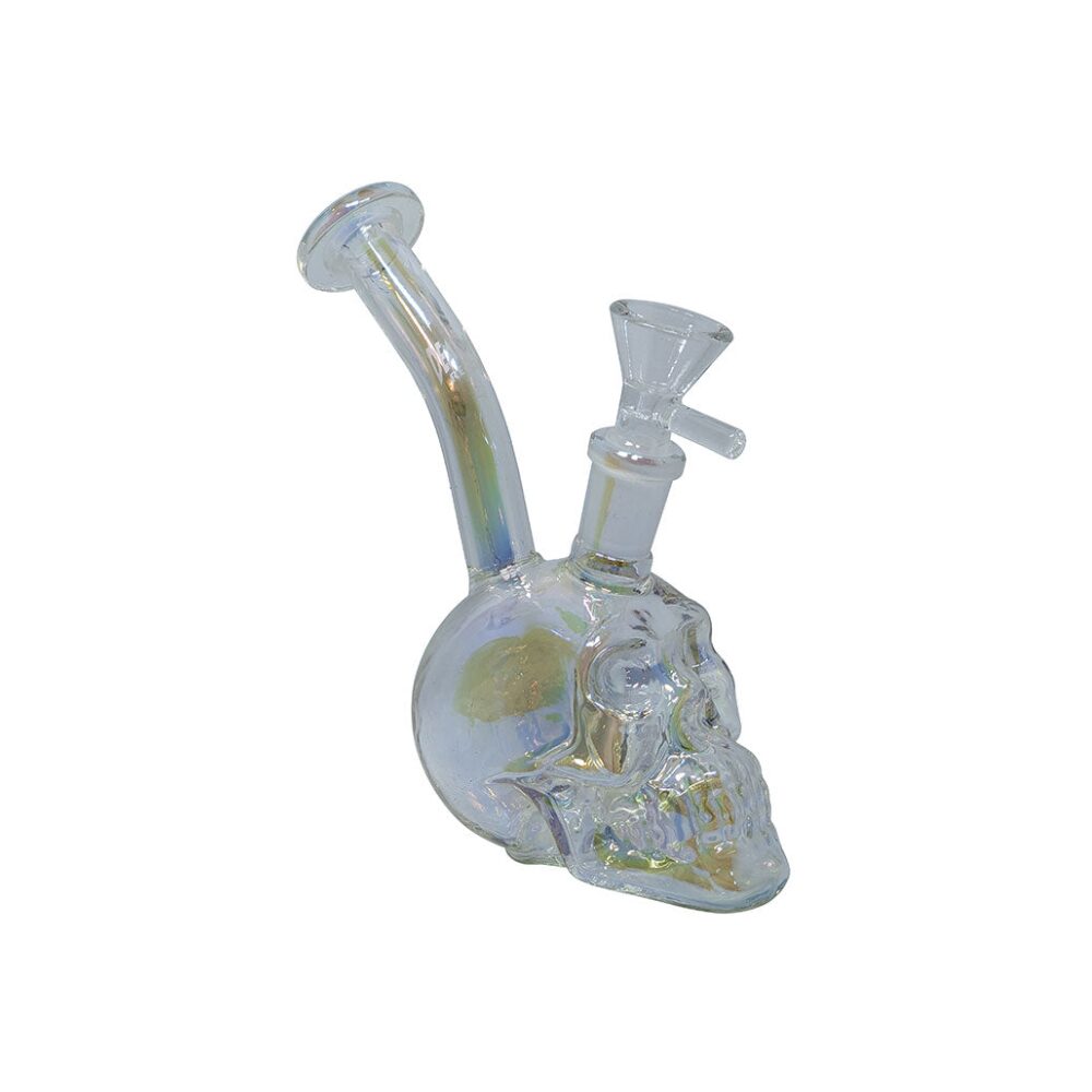 Death Row Records (Water Pipe) Metallic Skull Iridescent