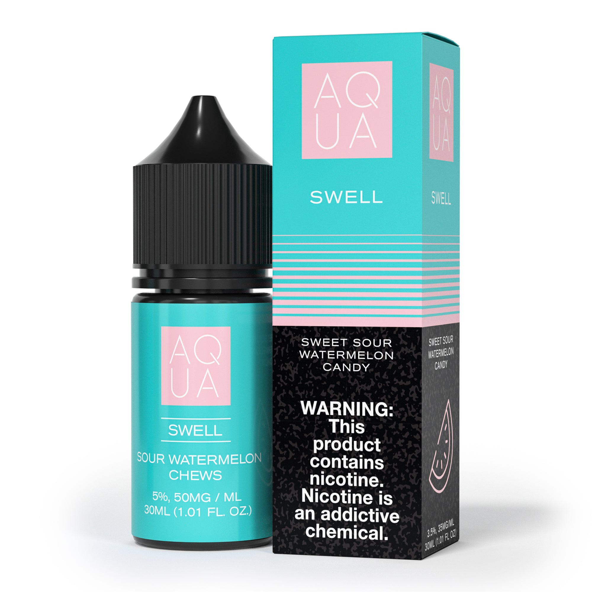 Swell Aqua Salts 30mL Bottle with packaging