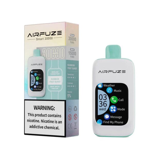 AIRFUZE Smart-Phone Disposable rainbow fruit burst with packaging