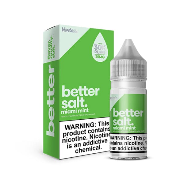 Better Salt Miami Mint | Vapetasia Salts | 30mL miami mint with packaging