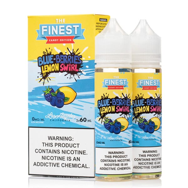  Blue Berries Lemon Swirl by Finest Sweet & Sour 120ML with packaging