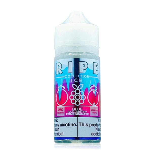 Blue Razzleberry Pomegranate On ICE by Ripe Collection 100ml bottle