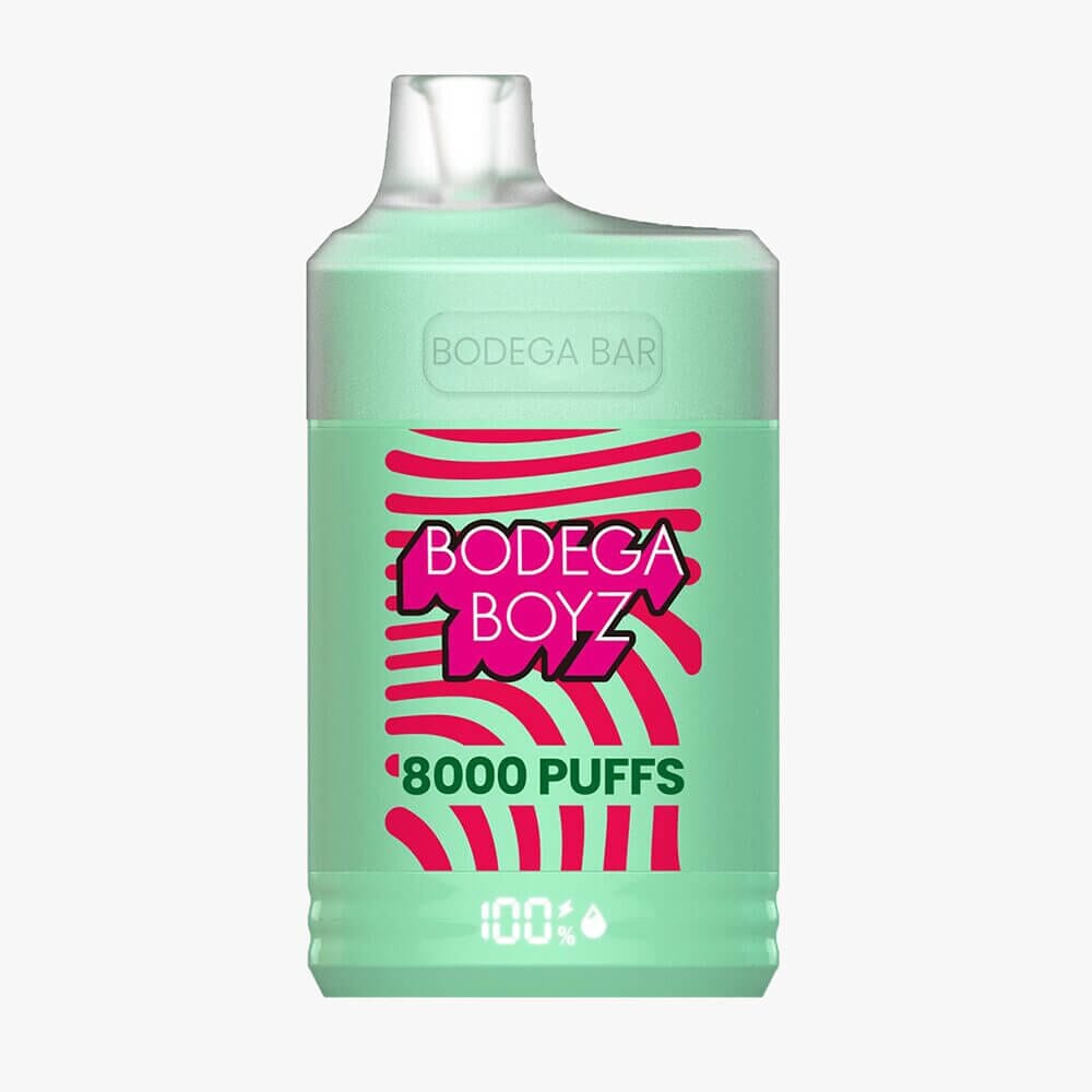 Bodega Bar Disposable 8000 Puffs 17mL 50mg Strawberry Watermelon Bubblegum Gelato