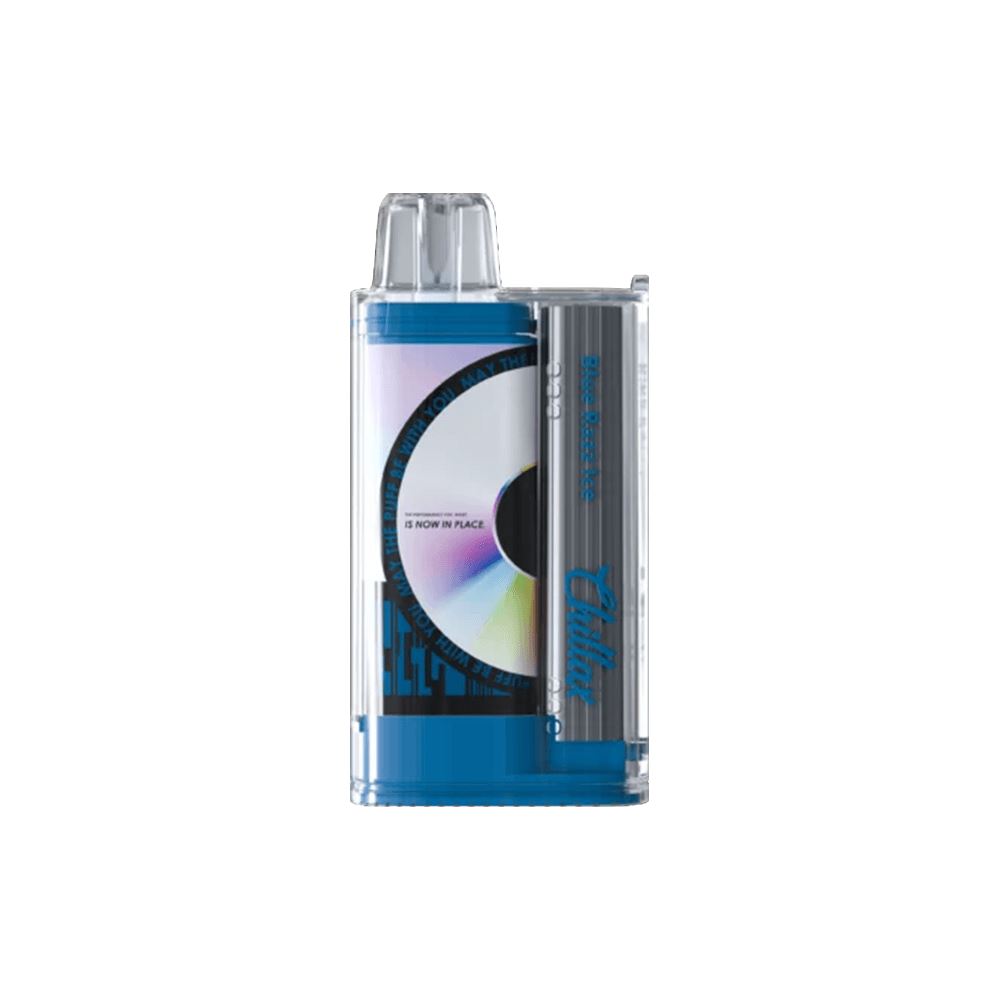 Chillax Bar B6000 Disposable 15000 Puffs 18mL 50mg Blue Razz Ice