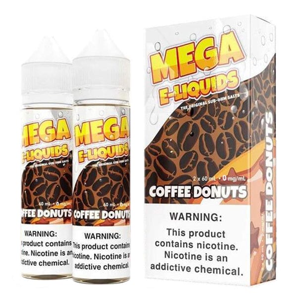 Coffee Donuts by MEGA eJuice 2X 60ML with packaging