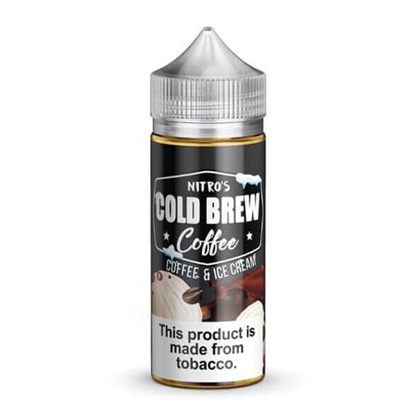 Coffee & Ice Cream by Nitro's Cold Brew Coffee E-Liquid 100ml bottle