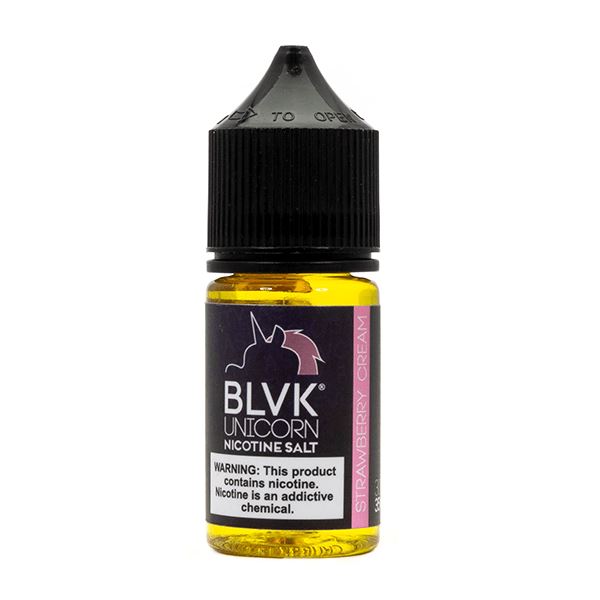 Creamy Strawberry (CRMY Strawberry) by BLVK Unicorn Nicotine Salt 30ml bottle