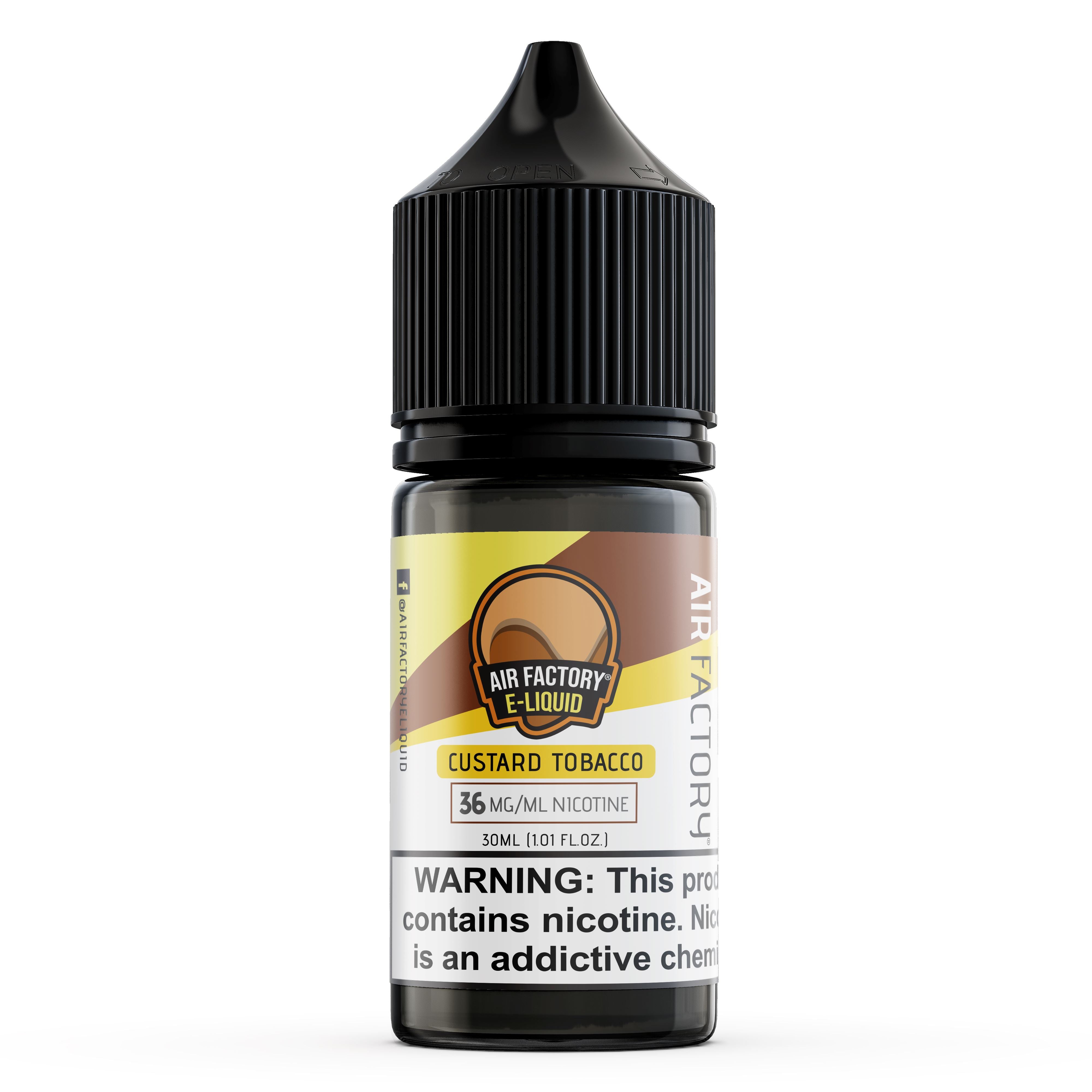 Custard Tobacco by Air Factory Salt 30mL bottle