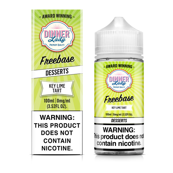 Key Lime Tart TFN Freebase E-Juice by Dinner Lady 100mL with packaging