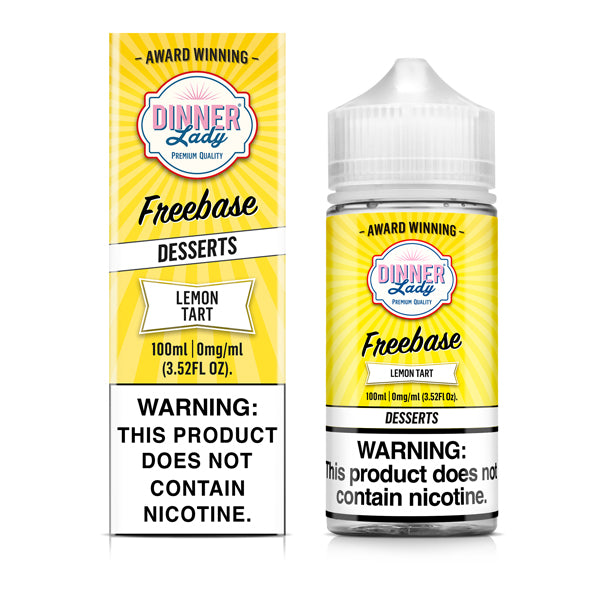 Lemon Tart TFN Freebase E-Juice by Dinner Lady 100mL with packaging