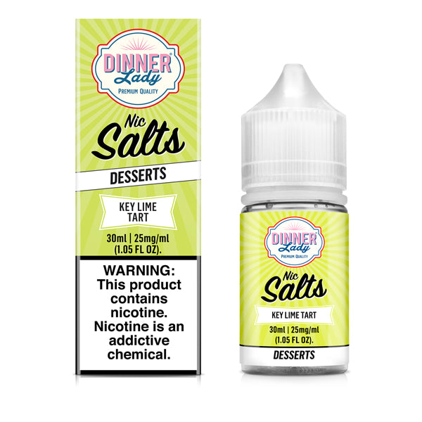 Key Lime Tart TFN Salt Nic E-Juice by Dinner Lady 30mL with packaging