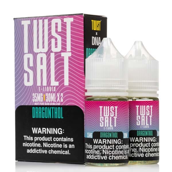 Dragonthol by Twist Salt E-Liquids 60ml with packaging