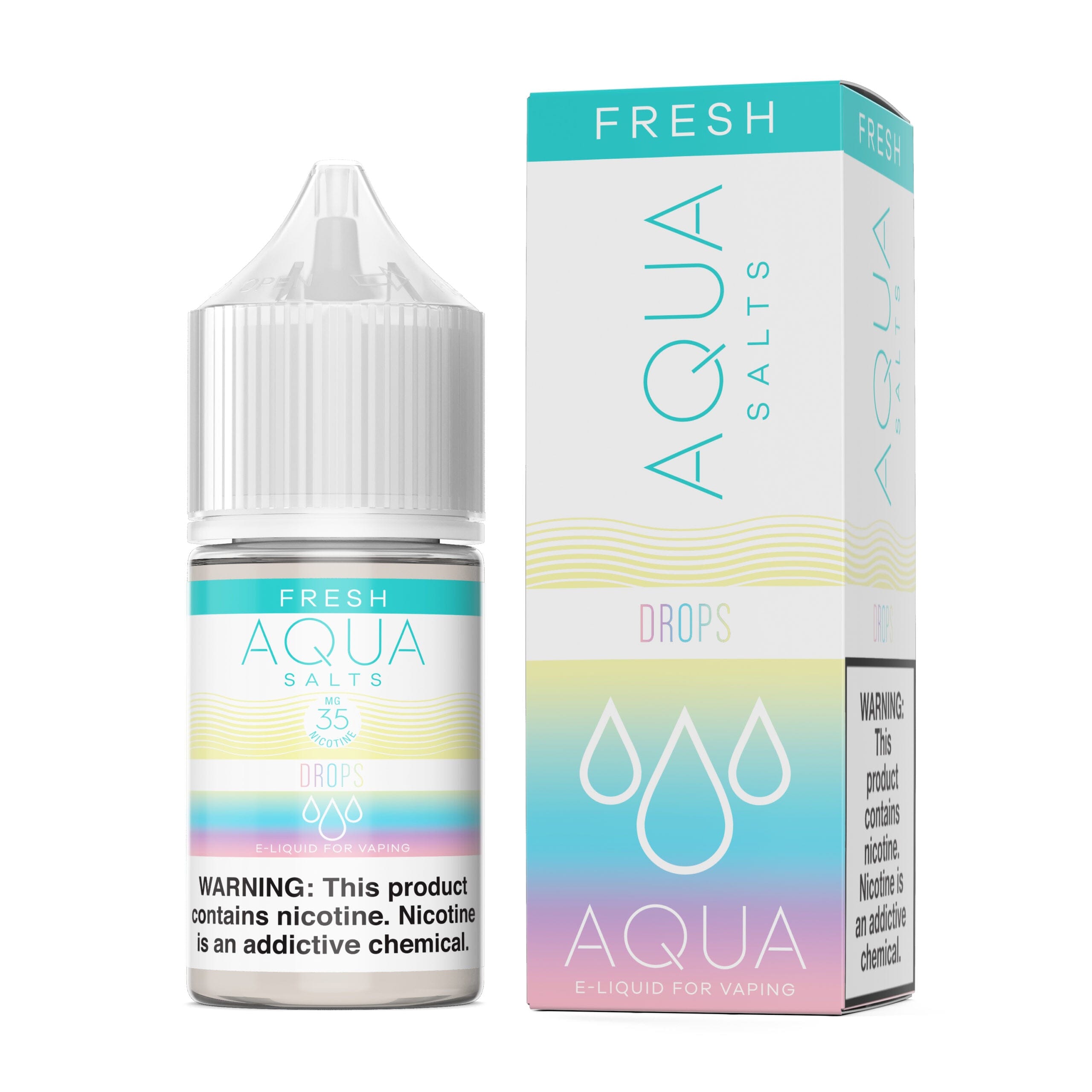 Drops by Aqua TFN Salt 30ml with packaging