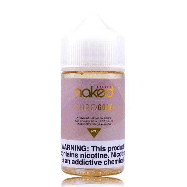 Euro Gold by Naked 100 Tobacco 60ml bottle