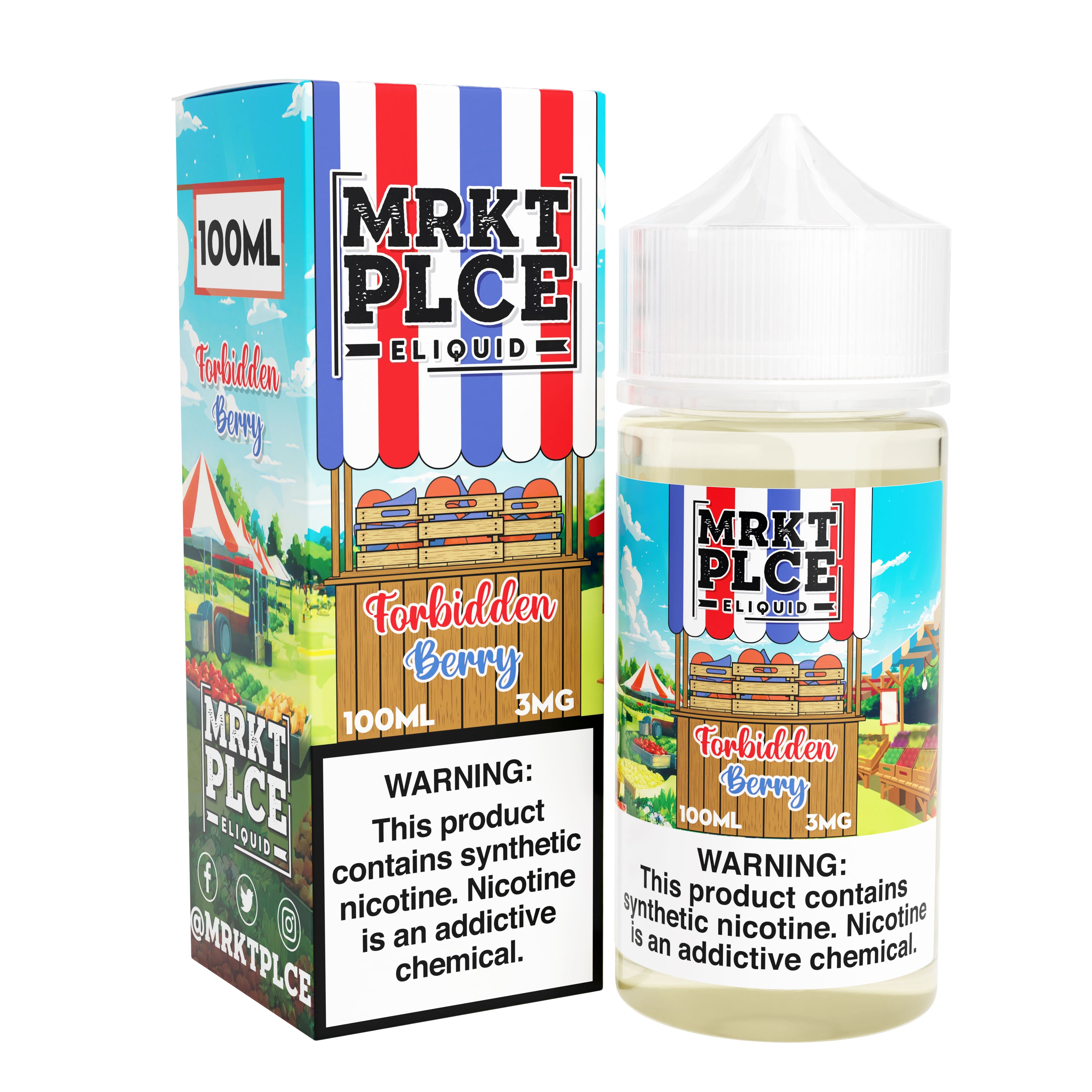 Forbidden Berry by MRKT PLCE 100ML with Packaging