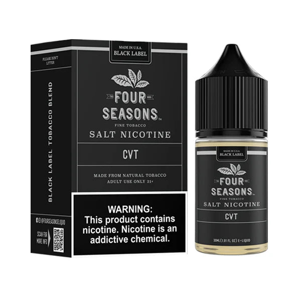 CVT Black Label Salts 30mL with packaging