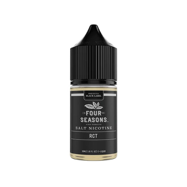 RCT Four Seasons Black Label Salts 30mL bottle