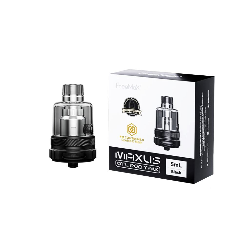 Freemax Maxus DTL Tank - Black with Packaging