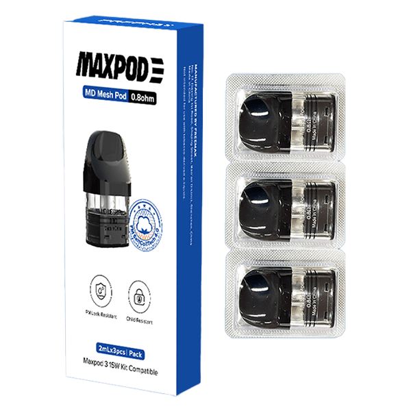 Freemax MD Mesh Replacement Pods 2mL | 3-Pack with packaging