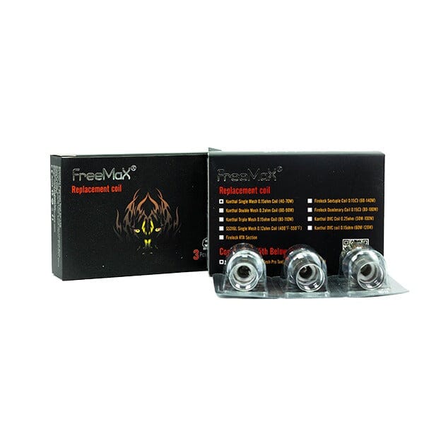 FreeMax Mesh Pro Replacement Coils (Pack of 3) with packaging