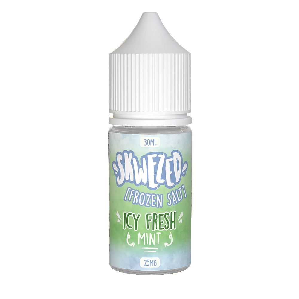 Frozen Icy Fresh (Mint Ice) by Skwezed Salt Series E-Liquid 30mL (Salt Nic) bottle