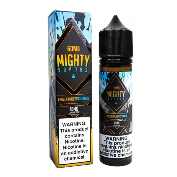 Frozen Majestic Mango by Mighty Vapors 60ml with packaging