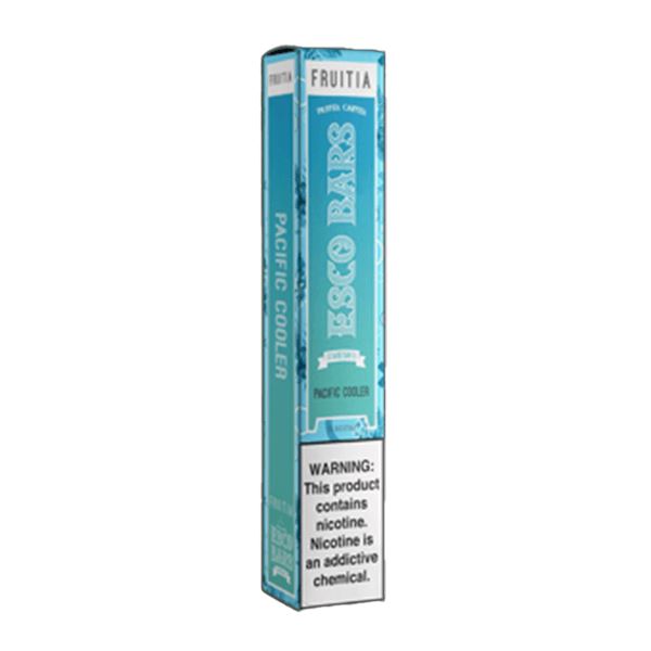 Fruitia Esco Bars Mesh Disposable | 2500 Puffs | 6mL Pacific Cooler packaging