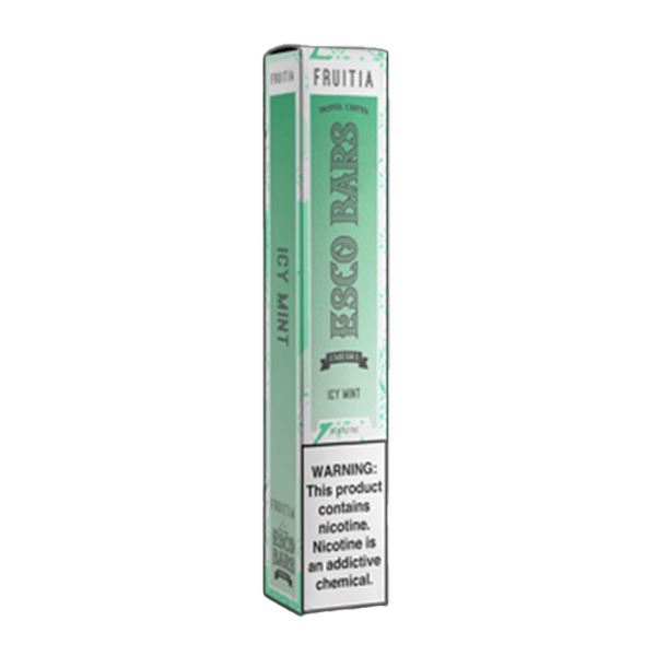 Fruitia Esco Bars Mesh Disposable | 2500 Puffs | 6mL Icy Mint packaging