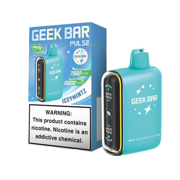 Geek Bar Pulse Disposable icey mintz with packaging