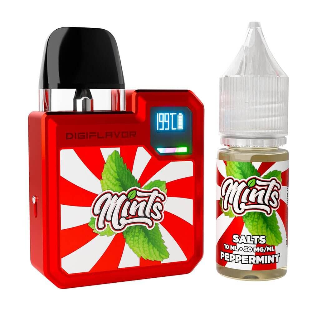 Geekvape Digi-Q Kit + Daddy’s Vapor 10mL Salts 50mg (Pod System + E-Liquid) peppermint