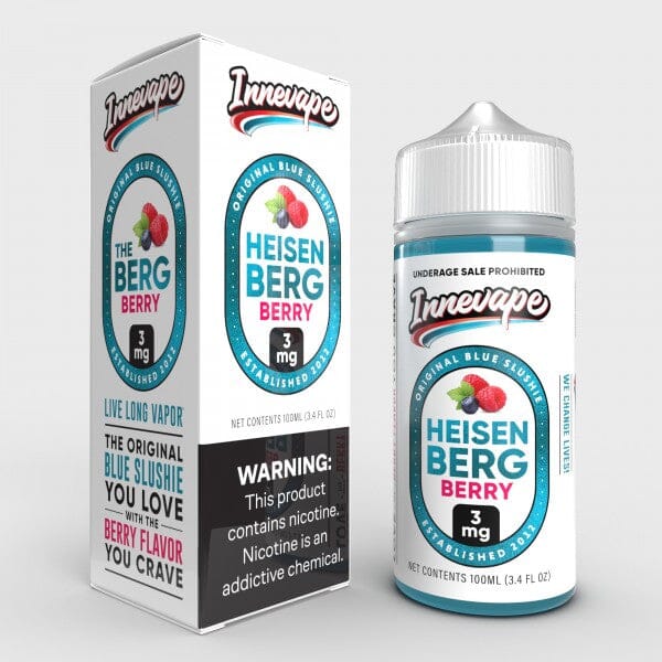 Heisenberg Berry by Innevape E-Liquid 100mL (Freebase) with packaging