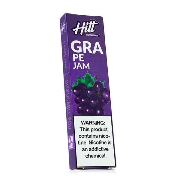 Hitt Go Disposable E-Cigs grape jam packaging