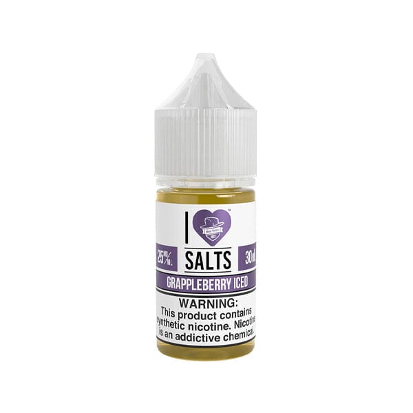 I Love Salts Grappleberry Ice Mad Hatter Juice 30mL bottle