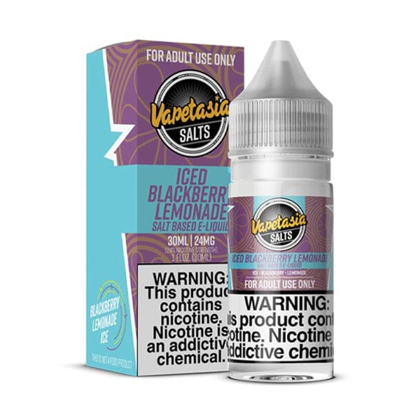  Iced Blackberry Lemonade by Vapetasia Salts 30ml with packaging