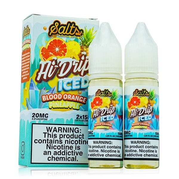 Iced Blood Orange Pineapple by Hi-Drip Salts 30ml with packaging