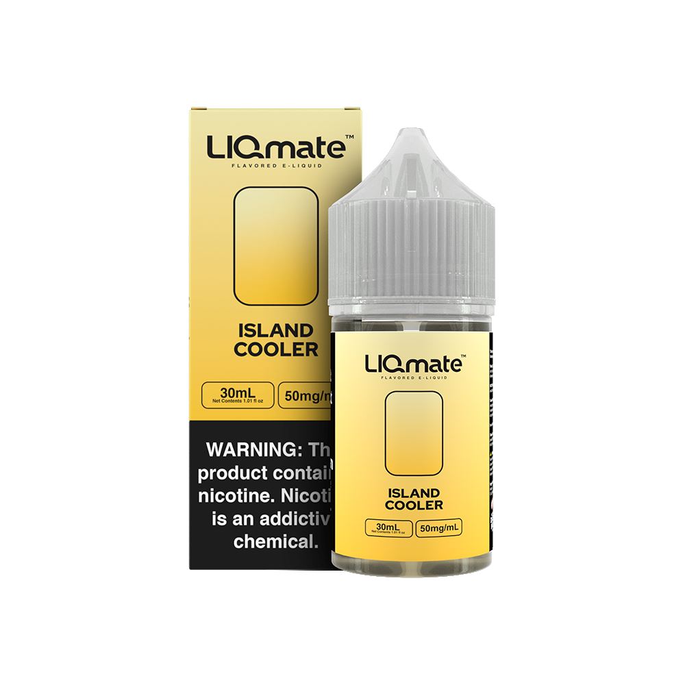 Island Cooler Liqmate Series Salt Nic E-Juice by 7Daze 30mL 50mg with packaging