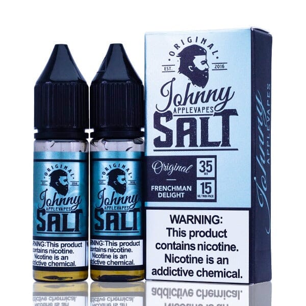 Johnny AppleVapes Salts (x2 15mL) - Frenchman Delight Salts with packaging