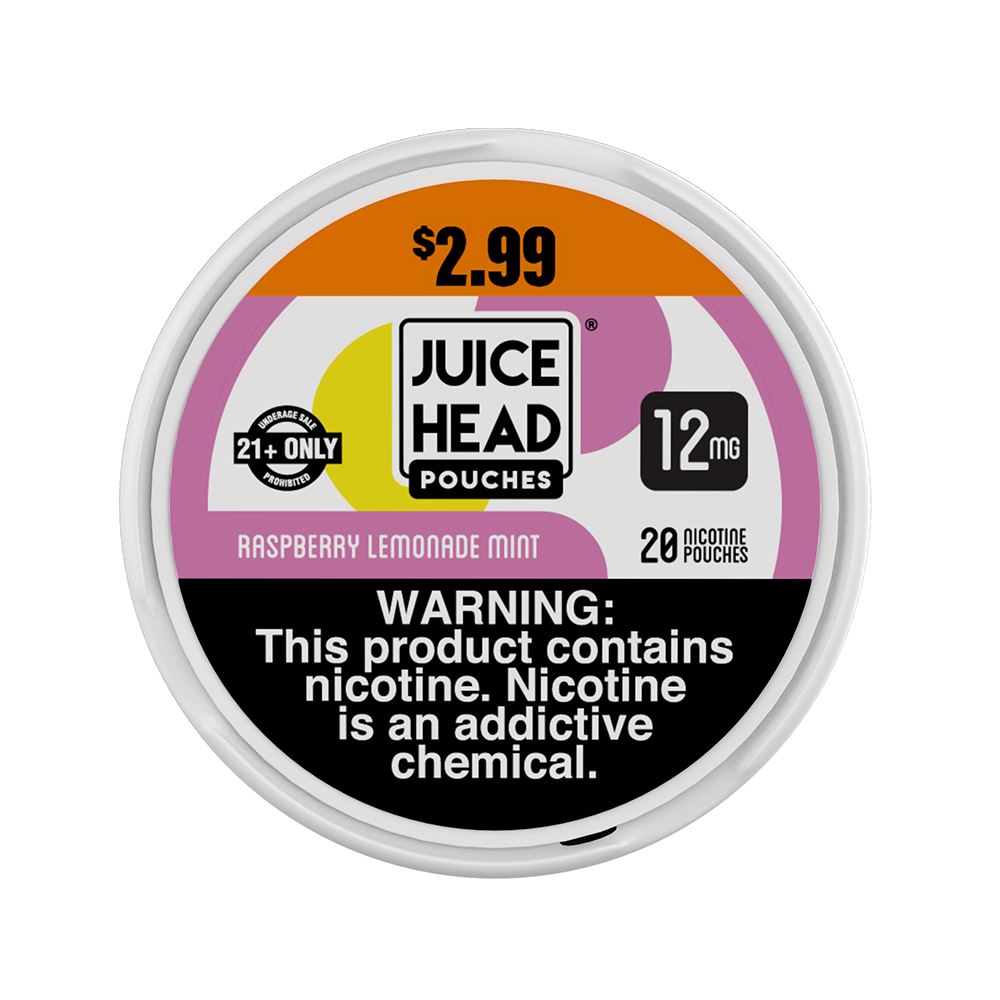 Juice Head ZTN Nicotine Pouch 20ct Can x 5-Can Pack