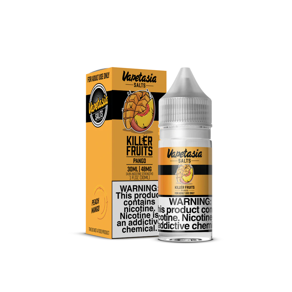 Killer Fruits Pango by Vapetasia Salts E-Liquid with packaging